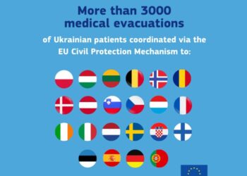 Más de 3.000 pacientes ucranianos trasladados a hospitales de 22 países europeos desde el inicio de la guerra