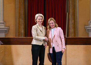 Von der Leyen visita Emilia Romaña tras las inundaciones
