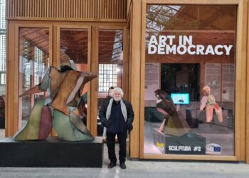Cristóbal Gabarrón, único artista español en el Sculptura#2 de Bruselas con su reflexión sobre los pilares democráticos de Europa