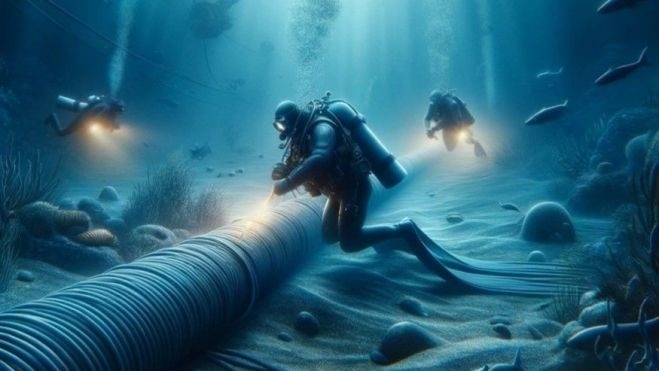 Los hutíes amenazan con sabotear los cables submarinos en el Mar Rojo