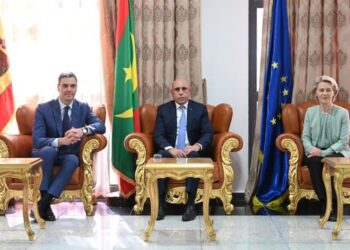 Von der Leyen y Sánchez reafirman la cooperación migratoria y de seguridad con Mauritania