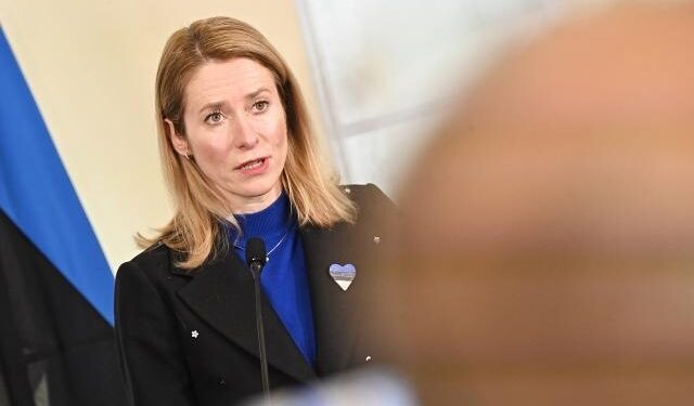 Rusia declara en busca y captura a Kaja Kallas, primera ministra de Estonia