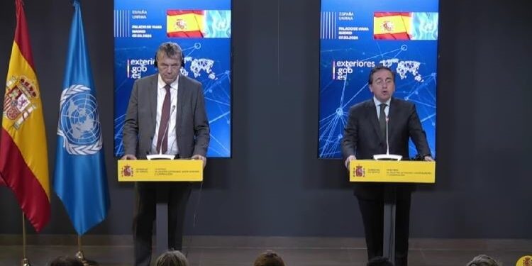 Albares anuncia ante el comisario general de la UNRWA una nueva contribución de la AECID de 20 millones