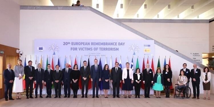 España y la Comisión recuerdan a las víctimas del terrorismo en el 20 aniversario del 11-M