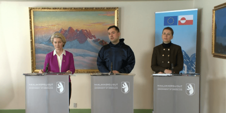 Von der Leyen inaugura la Oficina de la UE en Nuuk, Groenlandia