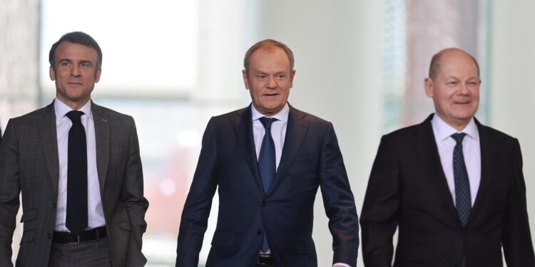Alemania, Francia y Polonia se comprometen a comprar armas para Ucrania