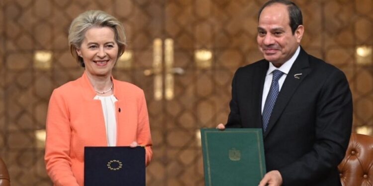 La UE destinará a Egipto un paquete de financiación de 7.400 millones de euros