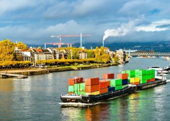 En 2022 se produjeron 965 millones de toneladas de carga a través de las vías navegables interiores de la UE