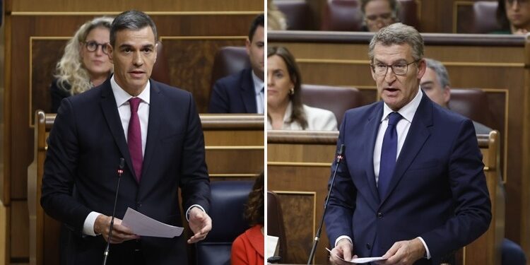 Sánchez a Feijóo: ‘El programa del PP apoyaba el Estado palestino, pero su política internacional la marca Aznar’