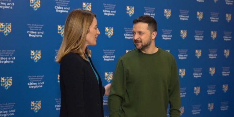 Metsola: El desafío de Ucrania, su valentía, su fuerza, es lo que significa ser europeo