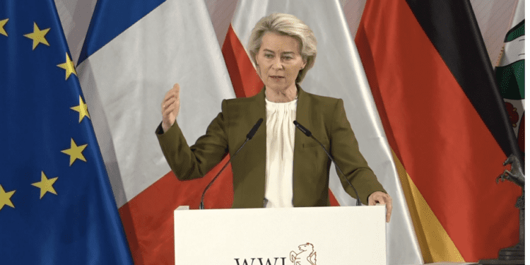 Von der Leyen aboga por un poder europeo para defender al continente frente a Rusia