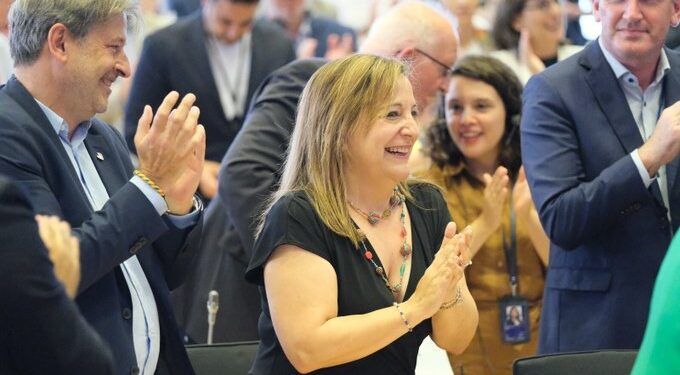 Iratxe García, reelegida presidenta del grupo socialdemócrata en el Parlamento Europeo