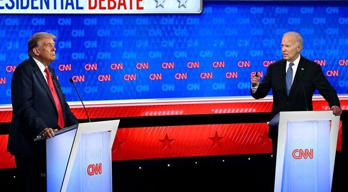 Biden y Trump obvian a la UE en su primer debate electoral