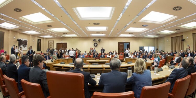 Los eurodiputados recogen en el Congreso su acta y juran la Constitución