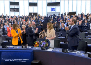 EN DIRECTO: Roberta  Mestola reelegida presidenta del Parlamento Europeo por mayoría absoluta