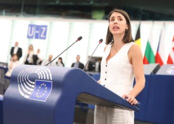 Irene Montero arremete contra los ‘fascistas’ durante su primer discurso en la Eurocámara
