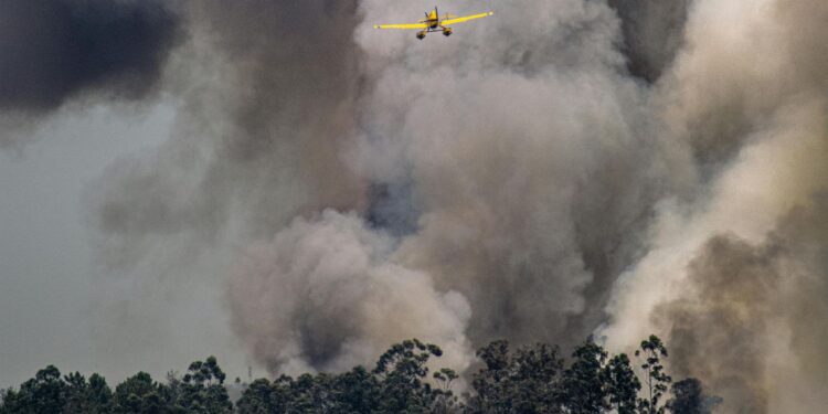 La Unión Europea moviliza ocho aviones para combatir los incendios forestales en Portugal