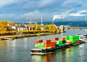 En 2023, la tasa de transporte de mercancías en las vías navegables interiores de la UE disminuyó un 4,6%