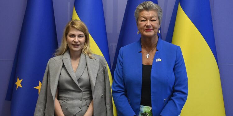 Johansson viaja a Kiev para reforzar la cooperación entre Ucrania y la UE en migración y seguridad