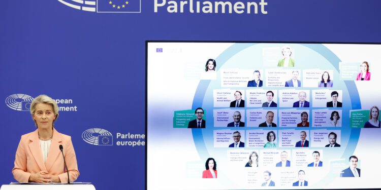 Las audiencias del equipo propuesto por Ursula von der Leyen se celebrarán entre el 4 y el 12 de noviembre