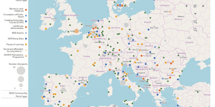 Se amplía la financiación de la nueva Bauhaus europea como catalizador del Acuerdo Verde Europeo