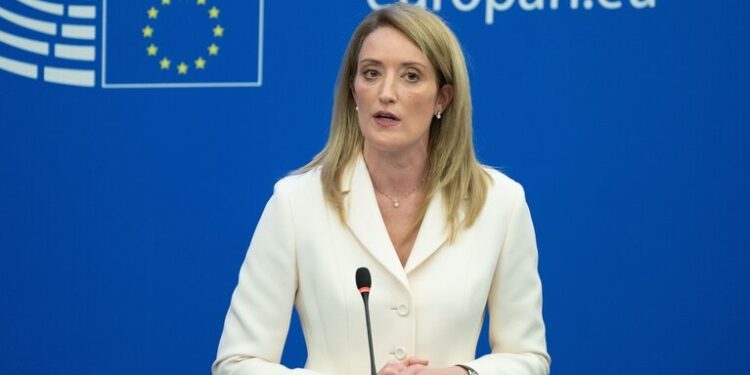 La presidenta del Parlamento Europeo visita España