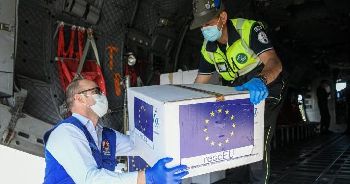 Ya son 16 países de la UE los que han ofrecido asistencia de emergencia a Ucrania frente a las inundaciones de Jersón