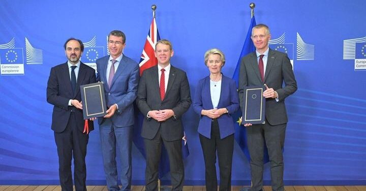 Nuevo Acuerdo de Libre Comercio (ALC) UE-Nueva Zelanda