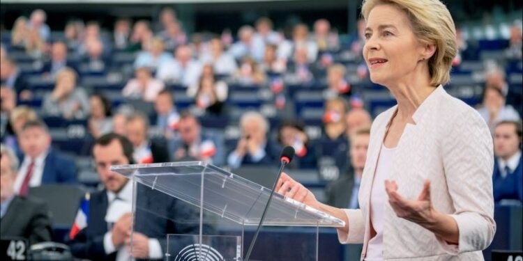 Von der Leyen rendirá cuentas de la Comisión el próximo miércoles en el SOTEU