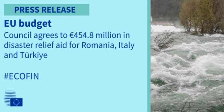 La UE proporcionará 454,8 millones de euros a Rumanía, Italia y Turquía para reparar los daños causados por catástrofes naturales 