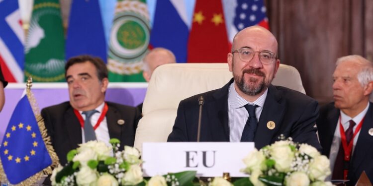 Cumbre de EL Cairo: Michel defiende la posición de la UE para encontrar la paz