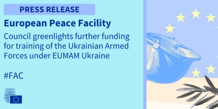 El Consejo aprueba una financiación adicional de 194 millones para el entrenamiento de las Fuerzas Armadas de Ucrania