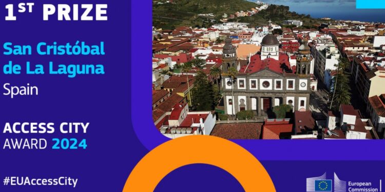 San Cristóbal de la Laguna recibe el Premio Ciudad Accesible de la UE 2024