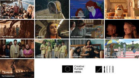 Cinco películas financiadas por la UE triunfan en los Premios del Cine Europeo 2023