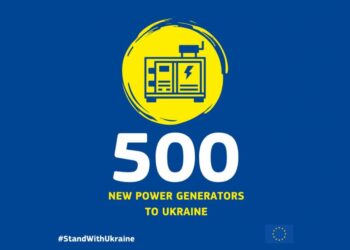 La UE envía 500 generadores a Ucrania para alimentar hospitales y escuelas