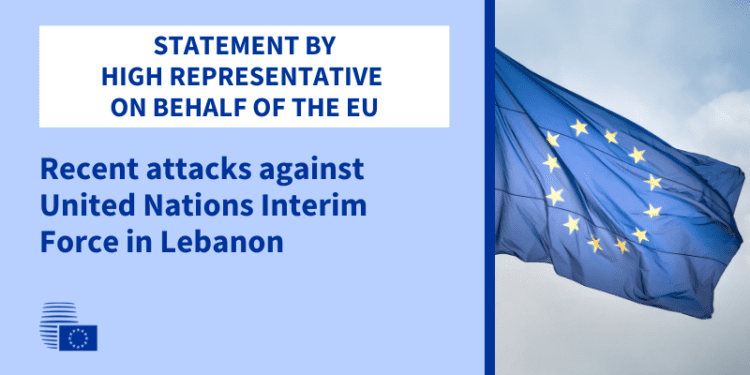 La UE pide que cesen «de inmediato» los ataques israelíes contra Misión de la ONU en Líbano
