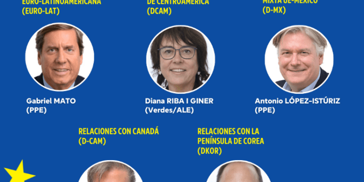 Diez eurodiputados españoles ocupan presidencias y vicepresidencias de delegaciones del PE