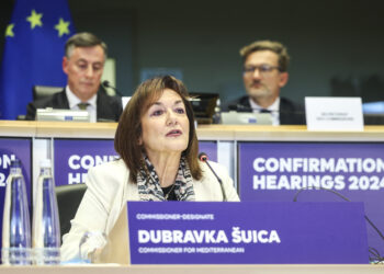 Hearings: Šuica, comisaria designada para el Mediterráneo, promete trabajar con Kaja Kallas para crear “una nueva estrategia de la UE para Oriente Medio”