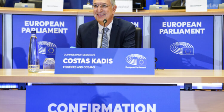 Hearings: Kadis, comisario designado de Pesca y Océanos, promete una hoja de ruta de transición energética para la pesca y la acuicultura en 2025