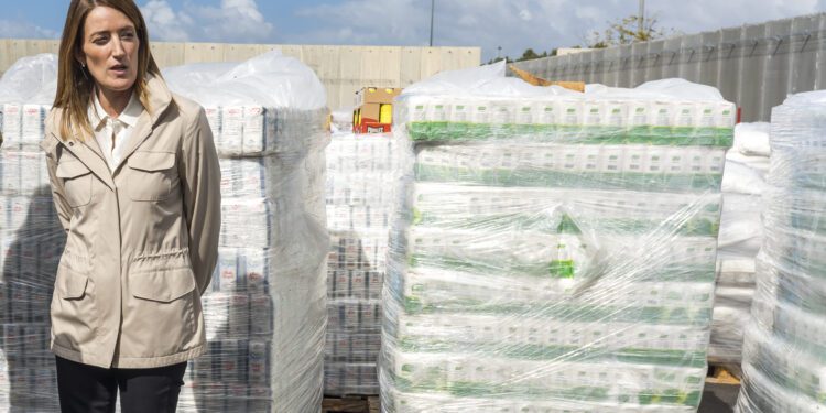 Metsola visita Israel y Gaza para reforzar el compromiso de la UE con la paz y el cumplimiento del alto el fuego