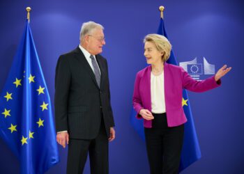Von der Leyen reafirma la voluntad de la UE de trabajar con EE.UU. para lograr una paz “justa y duradera” en Ucrania