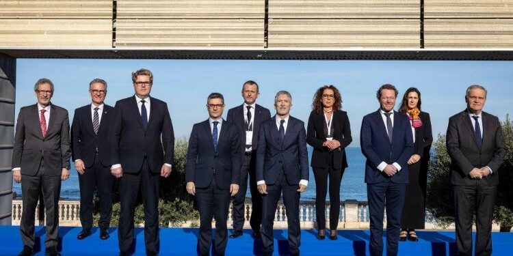 Grande-Marlaska y Bolaños presiden en Cádiz la Coalición de Países Europeos contra el Crimen Organizado