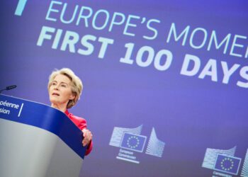 Balance de 100 días de gestión: Von der Leyen reafirma la alianza con EE.UU. y propone un ambicioso plan de rearme europeo