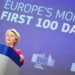 Balance de 100 días de gestión: Von der Leyen reafirma la alianza con EE.UU. y propone un ambicioso plan de rearme europeo