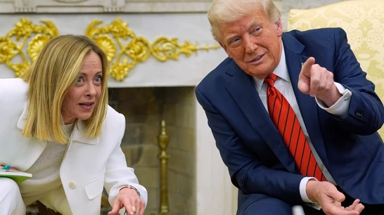 Trump y Meloni se muestran seguros de que se alcanzará un acuerdo arancelario en EE.UU. y la UE