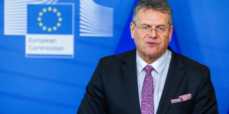 Šefčovič reafirma el compromiso de la UE con las soluciones comerciales tras una nueva conversación con EE.UU.