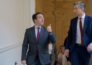 Albares reitera a su homólogo lituano el compromiso de España con la seguridad en el Báltico