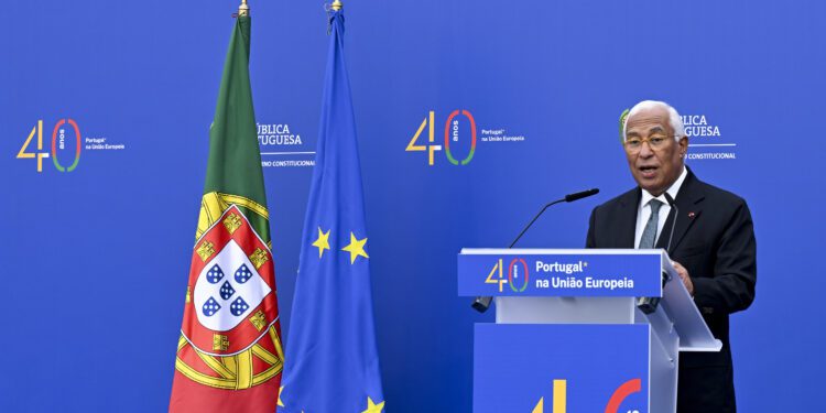 Costa afirma que Portugal es un «ejemplo de éxito compartido con Europa», al conmemorar los 40 años de su adhesión