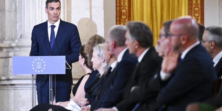 Sánchez reivindica el papel decisivo de España en la construcción europea en el 40º aniversario del Tratado de Adhesión