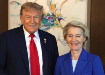 Von der Leyen y Trump buscan acelerar sus negociaciones comerciales
